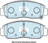 Bendix DB1515GCT Brake Pad Set - General CT