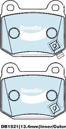 Bendix DB1521GCT Brake Pad Set - General CT
