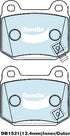 Bendix DB1521GCT Brake Pad Set - General CT