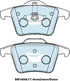Bendix DB1659EURO Brake Pad Set Euro+