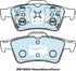 Bendix DB1665GCT Brake Pad Set - General CT