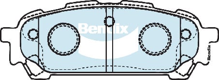 Bendix DB1672GCT Brake Pad Set - General CT