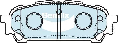 Bendix DB1672GCT Brake Pad Set - General CT