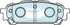 Bendix DB1672GCT Brake Pad Set - General CT
