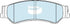 Bendix DB1675GCT Brake Pad Set - General CT