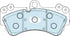 Bendix DB1676EURO Brake Pad Set Euro+