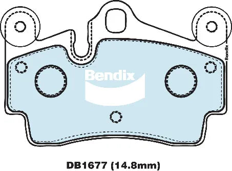 Bendix DB1677EURO Brake Pad Set Euro+