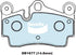 Bendix DB1677EURO Brake Pad Set Euro+