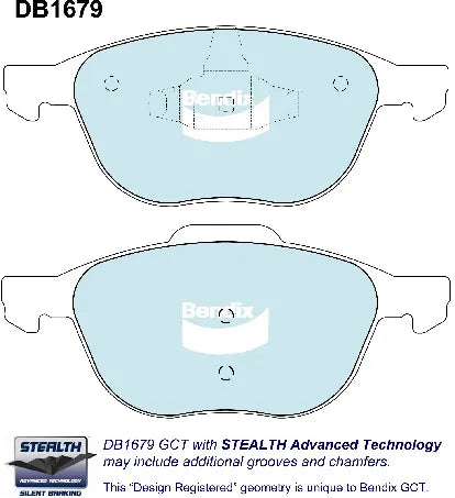 Bendix DB1679GCT Brake Pads Set - General CT