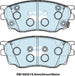 Bendix DB1682GCT Brake Pad Set - General CT