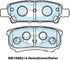 Bendix DB1686GCT Brake Pad Set - General CT