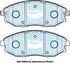 Bendix DB1688GCT Brake Pad Set - General CT