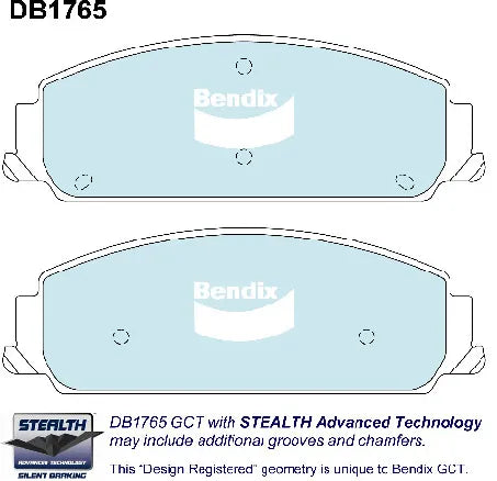 Bendix DB1765GCT Brake Pads Set - General CT