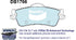 Bendix DB1766GCT Brake Pads Set - General CT