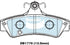 Bendix DB1779GCT Brake Pad Set - General CT