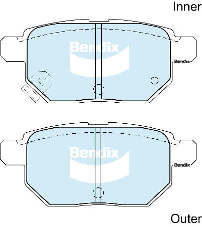 Bendix DB1786GCT Brake Pads Set - General CT