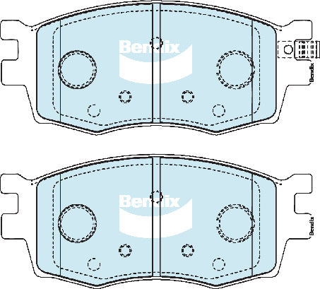 Bendix DB1787GCT Brake Pad Set - General CT