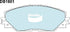Bendix DB1801GCT Brake Pads Set - General CT