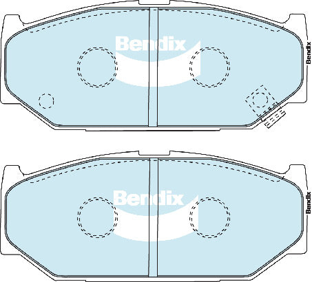Bendix DB1818GCT Brake Pad Set - General CT