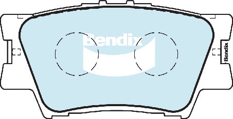 Bendix DB1832GCT Brake Pad Set - General CT