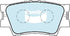 Bendix DB1832GCT Brake Pad Set - General CT