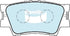 Bendix DB1832GCT Brake Pad Set - General CT