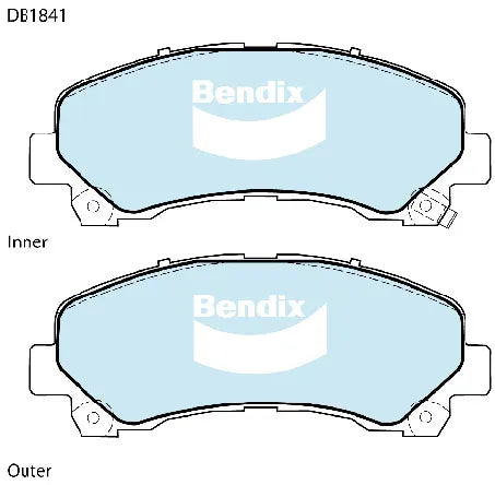 Bendix DB1841HD Brake Pad Set - Heavy Duty