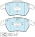 Bendix DB1849EURO Brake Pad Set Euro+ Includes Wear Sensor