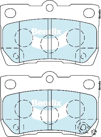 Bendix DB1854GCT Brake Pad Set - General CT