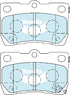 Bendix DB1854GCT Brake Pad Set - General CT