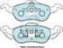 Bendix DB1860GCT Brake Pad Set - General CT