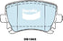 Bendix DB1865EURO Brake Pad Set Euro+