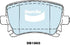 Bendix DB1865EURO Brake Pad Set Euro+