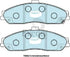Bendix DB1868GCT Brake Pad Set - General CT