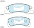 Bendix DB1912GCT Brake Pad Set - General CT