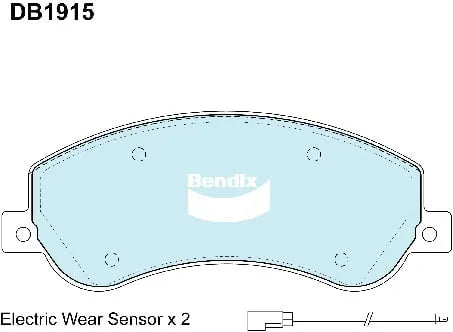 Bendix DB1915EURO Brake Pad Set Euro+