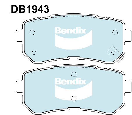 Bendix DB1943GCT Brake Pads Set - General CT