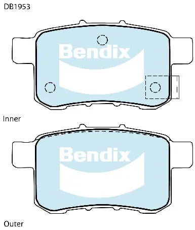 Bendix DB1953GCT Brake Pad Set - General CT