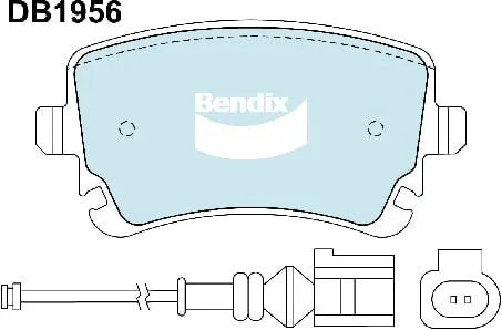 Bendix DB1956EURO Brake Pad Set Euro+ Includes Wear Sensor