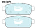 Bendix DB1990GCT Brake Pad Set - General CT