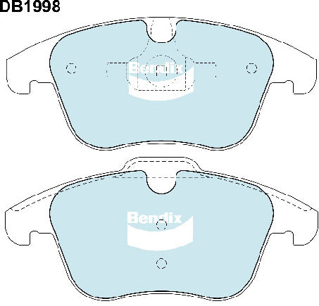 Bendix DB1998EURO Brake Pad Set Euro+