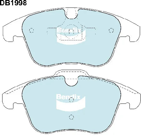 Bendix DB1998EURO Brake Pad Set Euro+