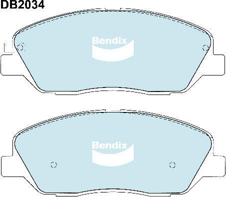 Bendix DB2034GCT Brake Pad Set - General CT