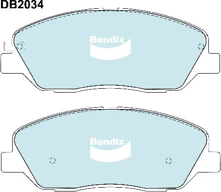 Bendix DB2034GCT Brake Pad Set - General CT