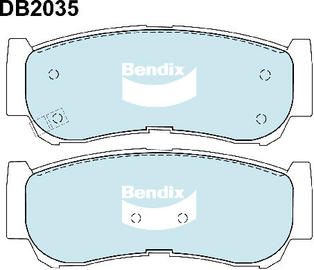 Bendix DB2035GCT Brake Pad Set - General CT