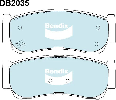 Bendix DB2035GCT Brake Pad Set - General CT