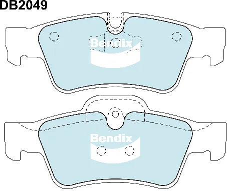Bendix DB2049EURO Brake Pad Set Euro+