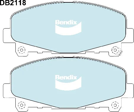 Bendix DB2118GCT Brake Pad Set - General CT