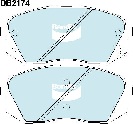 Bendix DB2174GCT Brake Pad Set - General CT
