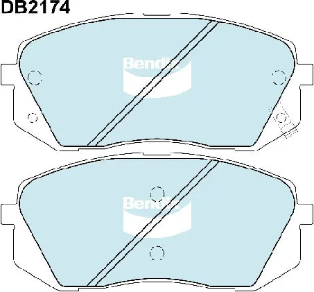 Bendix DB2174GCT Brake Pad Set - General CT